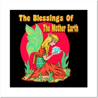The blessings of the mother earth - Earth day Posters and Art